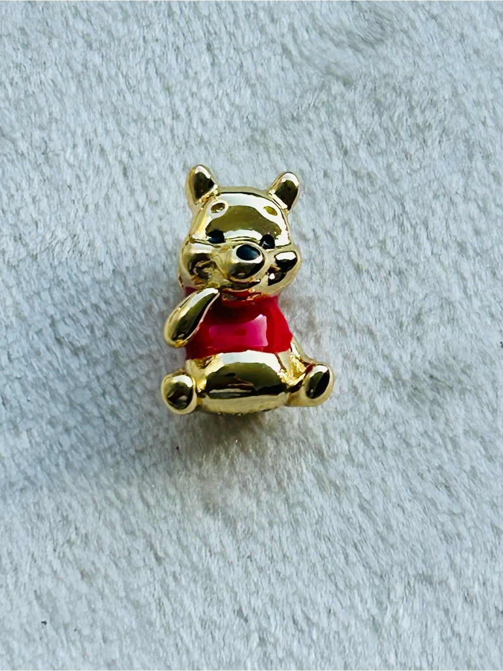 Winnie the Pooh Charm – 925 Silver with Gold Plating